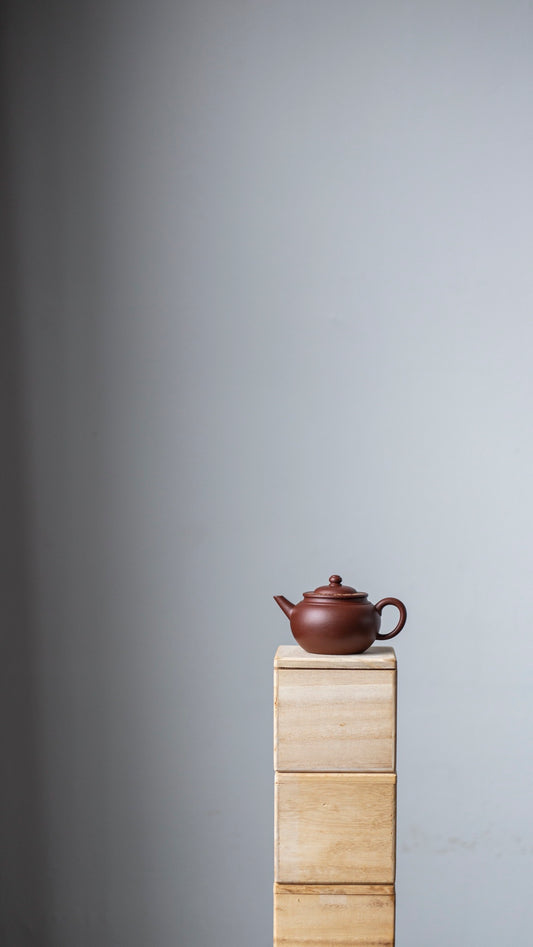 Raw ore old purple clay waistline horizontal purple sand teapot