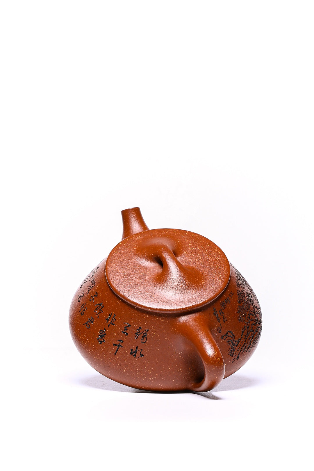 [Collection grade] Downhill material Jingzhou stone scoop Zisha teapot