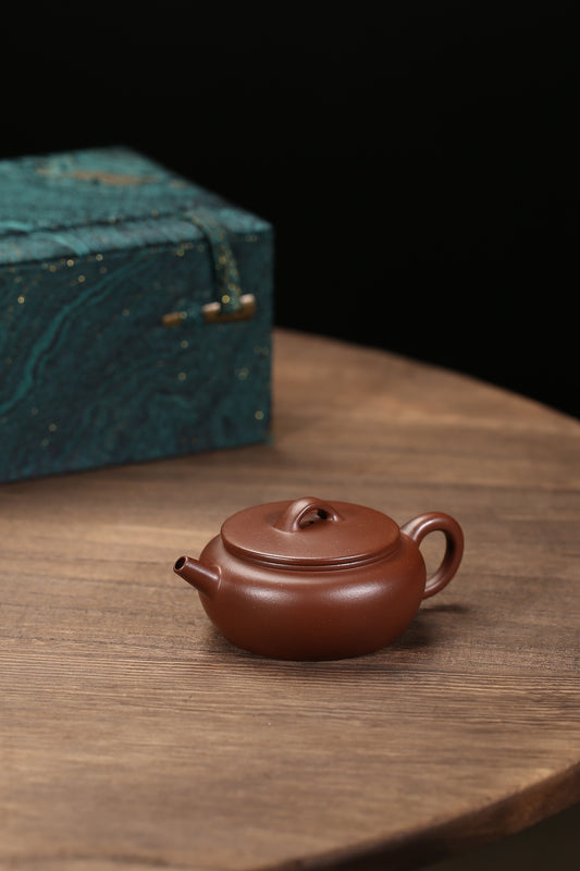 文革紫泥大彬诗意紫砂壶