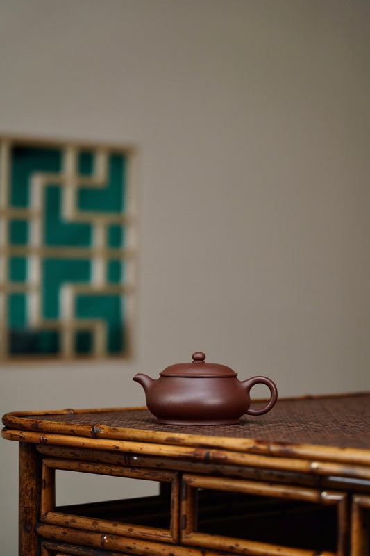 原矿老紫泥明炉紫砂壶