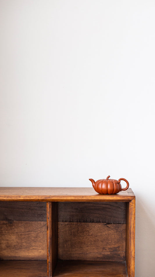 原矿朱泥南瓜紫砂壶