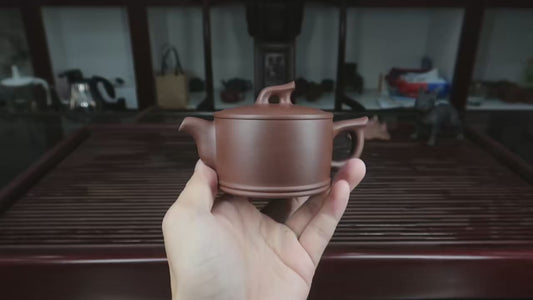 Original ore bottom trough Qingyunle purple clay teapot