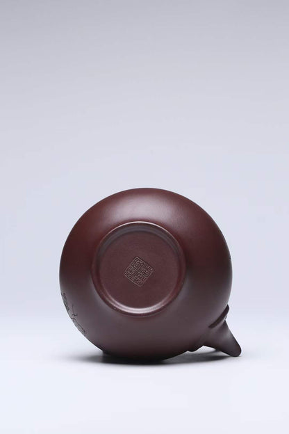 [Collection grade] Raw ore purple clay and Hemeimei purple clay teapot