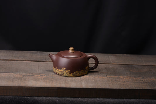 20-year-old stale purple clay Tianjiang flow purple clay teapot