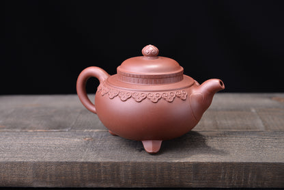 Purple mud cloud shoulder Ruyi purple clay teapot