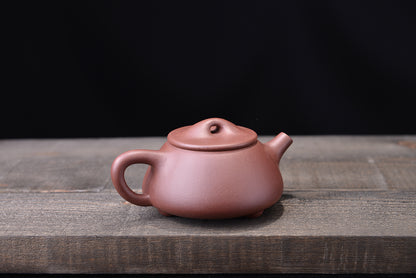 Purple Clay Middle Slot Qingjingzhou Stone Scoop Zisha Teapot