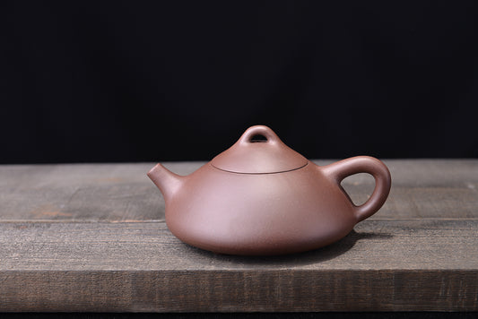 Middle Slot Clear Purple Clay Teapot with Different Scoops