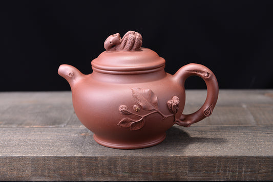 Well No. 4 purple clay bergamot teapot