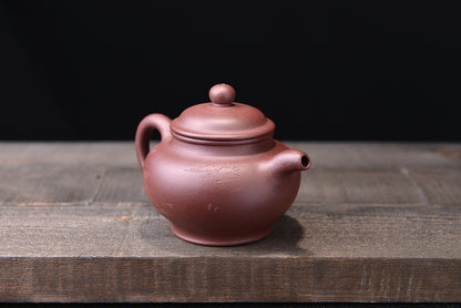 Purple Clay Middle Slot Clear Teapot