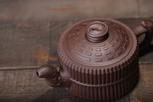 优质铁星泥龙头八卦一捆竹紫砂壶