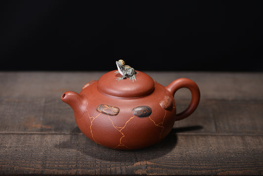 红清水荷塘月色紫砂壶