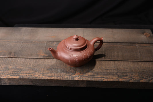 四号井紫泥朱泥大笑樱紫砂壶