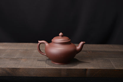 Purple Clay Middle Slot Qingxiaoying Zisha Teapot