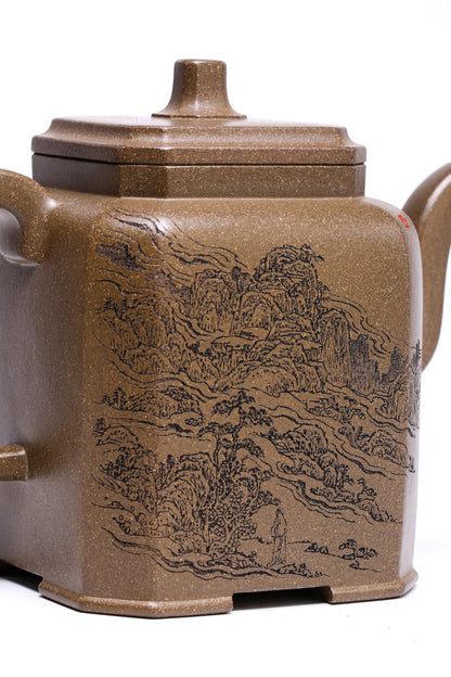 Original Mine Laoqing Duan Zhengqi Bafang Zisha Teapot